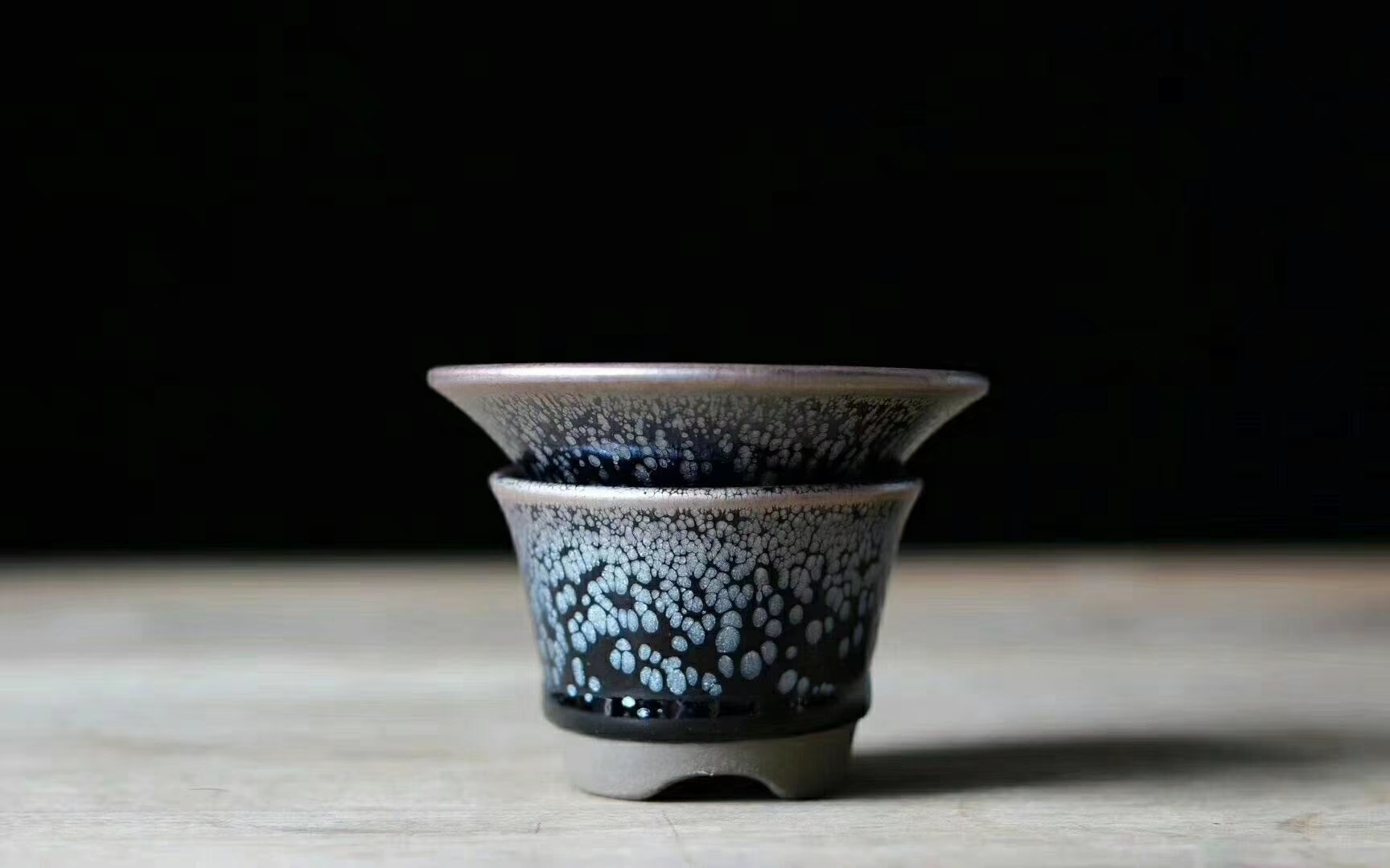 邹云源油滴建盏12件套装