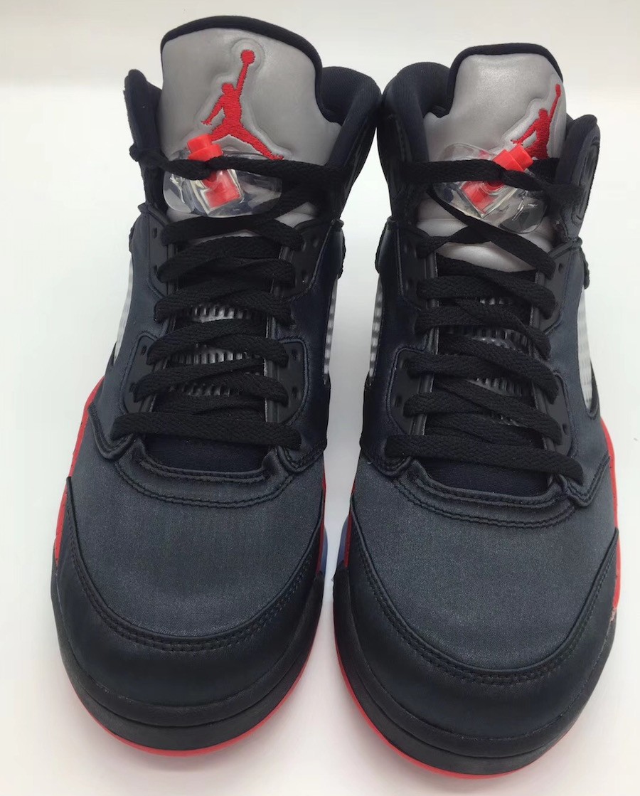 又一双丝绸版,黑红 air jordan 5 曝光!
