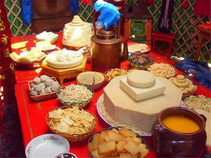 蒙古族特色饮食图片