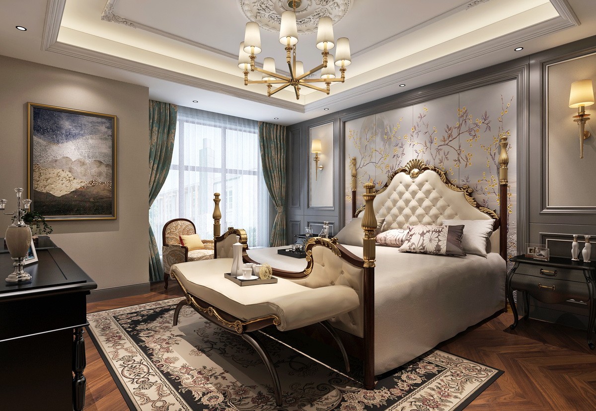 简单舒适的美式风格装修!|茶室|背景墙|色调_新浪新闻