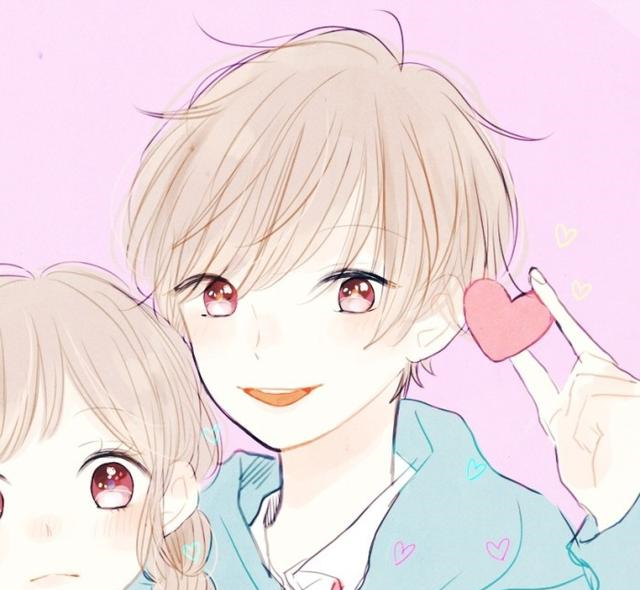 超可爱二次元情侣头像,我爱你但我不想在等你了