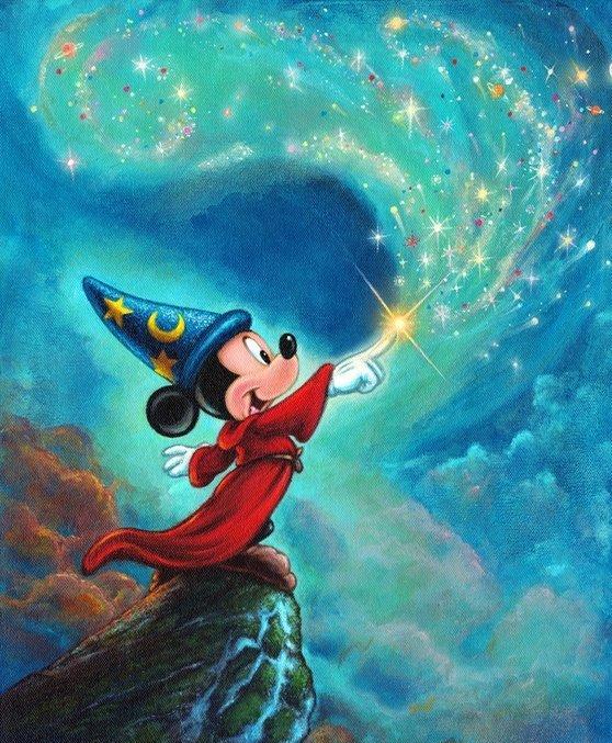 迪士尼唯美人物水彩画 渲染华丽的动画艺术