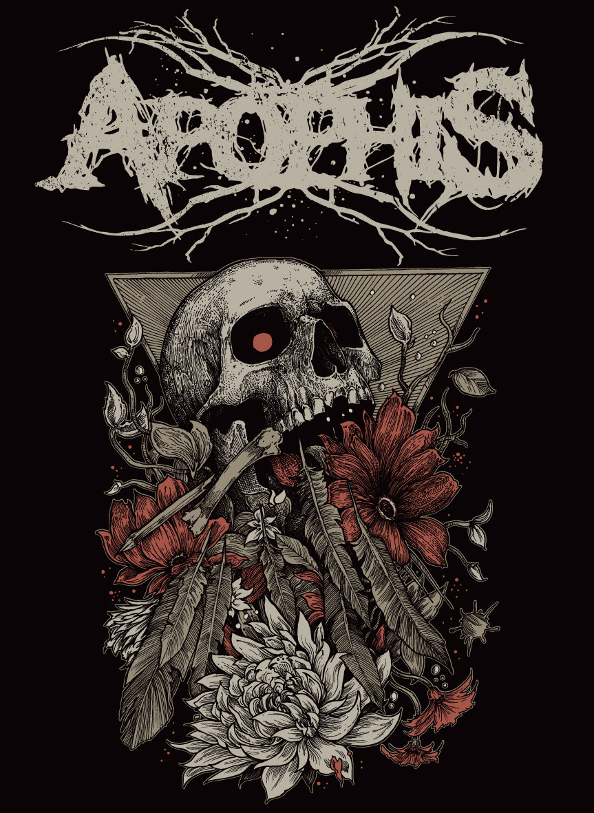 skull骷颅头绘画插画图形设计