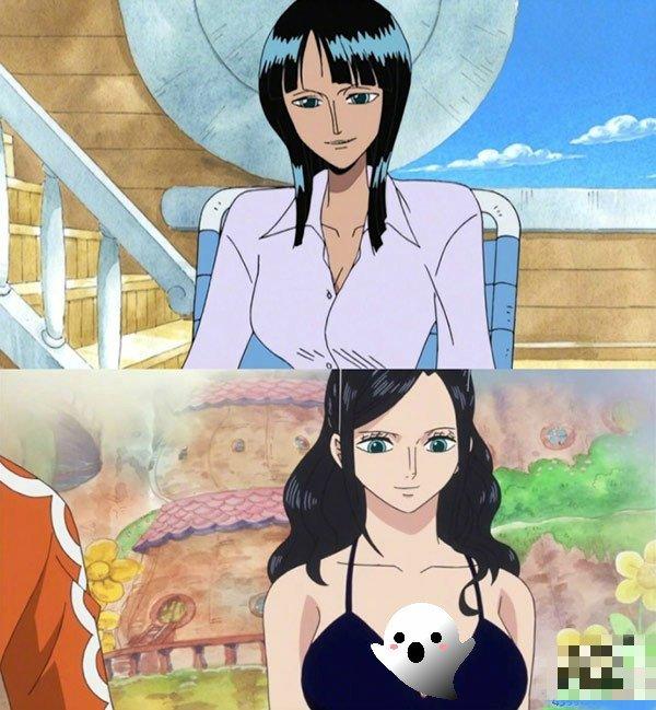 两年后罗宾再回来的时候,皮肤就像改天换地一样,变成了"女神白";另外