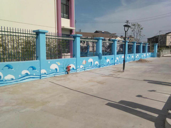 幼儿园围墙装修注意要点,幼儿园室外装修效果图,金宝贝装饰