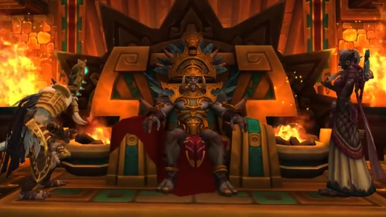 魔兽世界8.0赞达拉巨魔种族动画:不驼背的巨魔还叫巨魔吗?