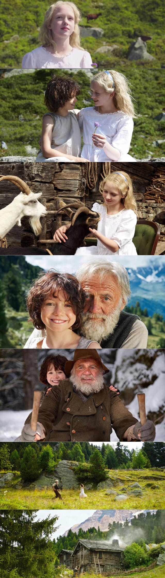 《海蒂和爷爷》 每一帧都特别美 超治愈