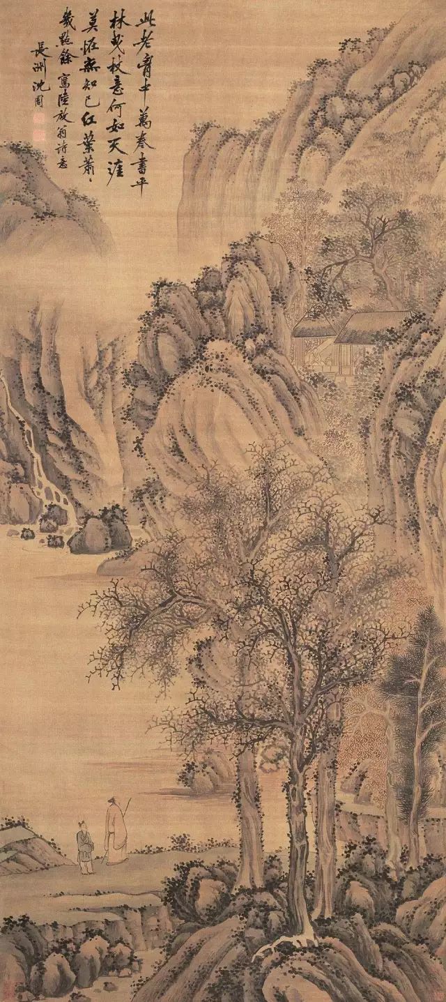 笔劲捷有力融揉参杂话说吴门画派的创始人的画