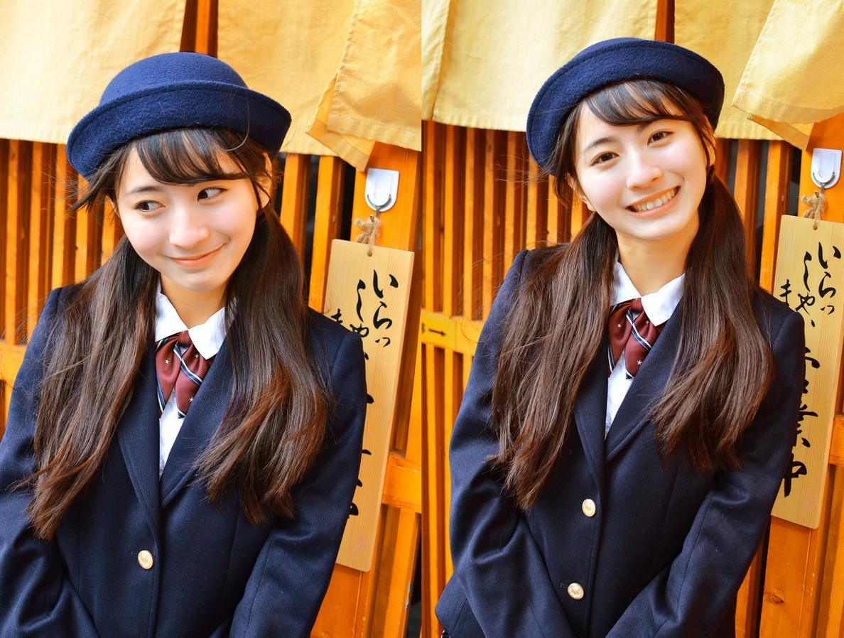 美图分享日本清纯学生妹甜美日常写真照