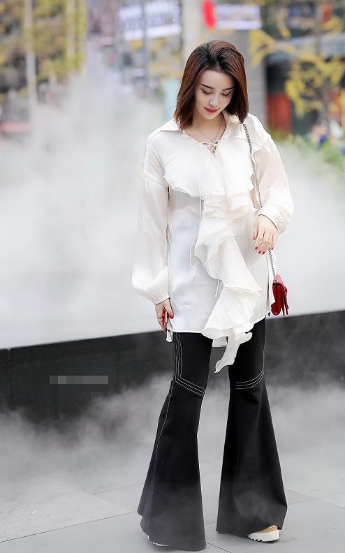 个子高身材好的女生就是天生衣架子,穿什么都有美感|鱼嘴|美女|衣架子