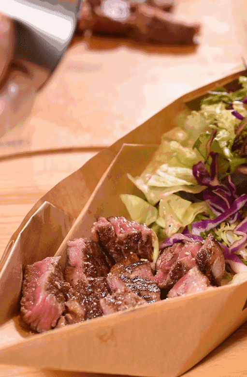 从魔都开来的纸船牛排