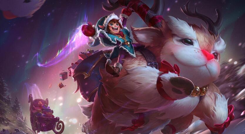 lol雪人骑士重做归来不但可以滚雪球q技能还可以直接吃英雄