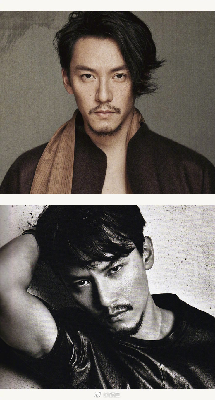 当男星蓄起小胡子