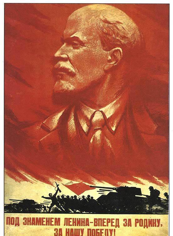 消灭法西斯的二次元第二次世界大战期间的苏联海报