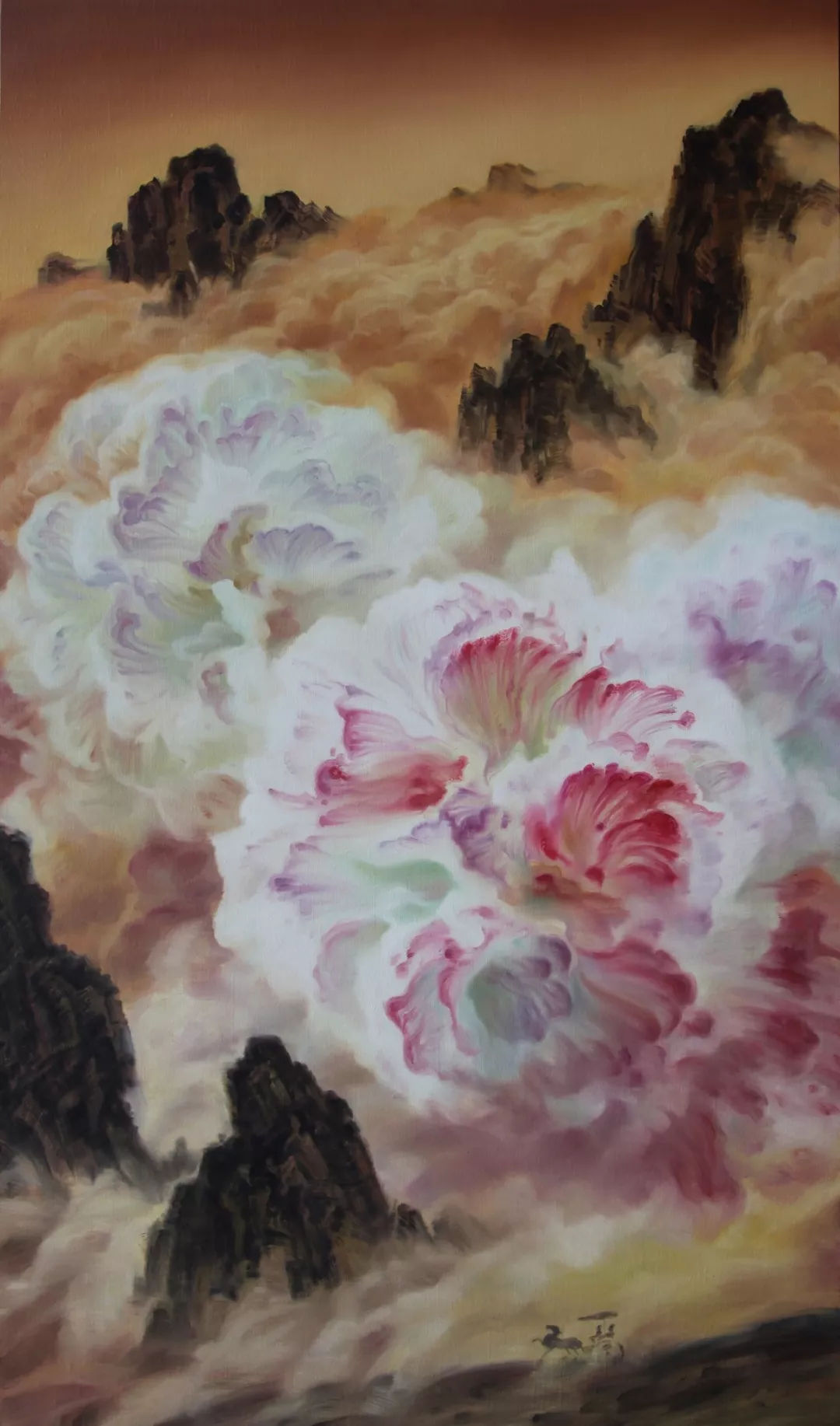 《艺展中国本期推荐》杨学宁芙蓉花系列油画作品展