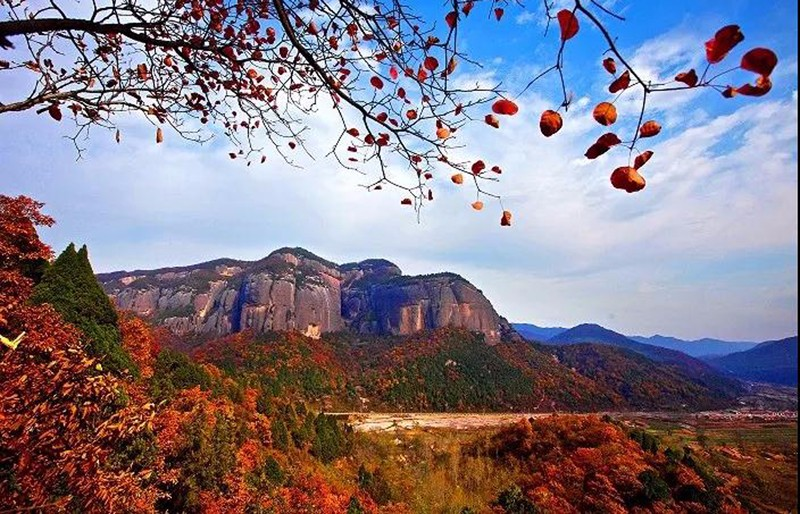 看紅葉何必去北京香山 陝西銅川照金這片紅葉美如畫