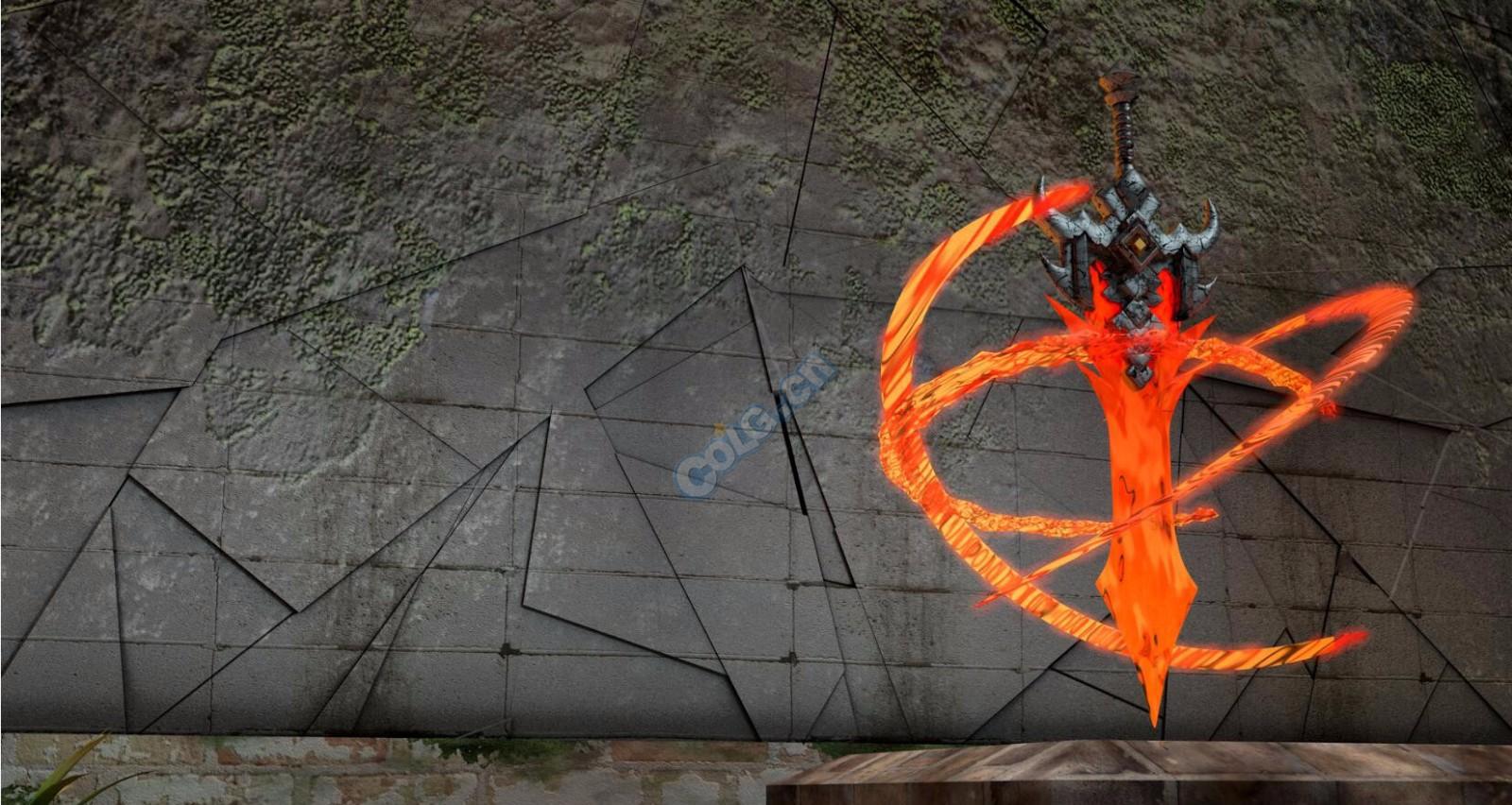 dnf卢克之殇(圣耀救赎光剑)的模型制作