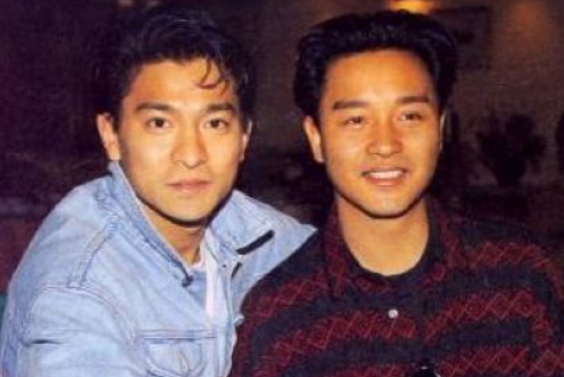 张国荣和谁合照都是一本正经,唯独遇到图6,网友,真是够皮的