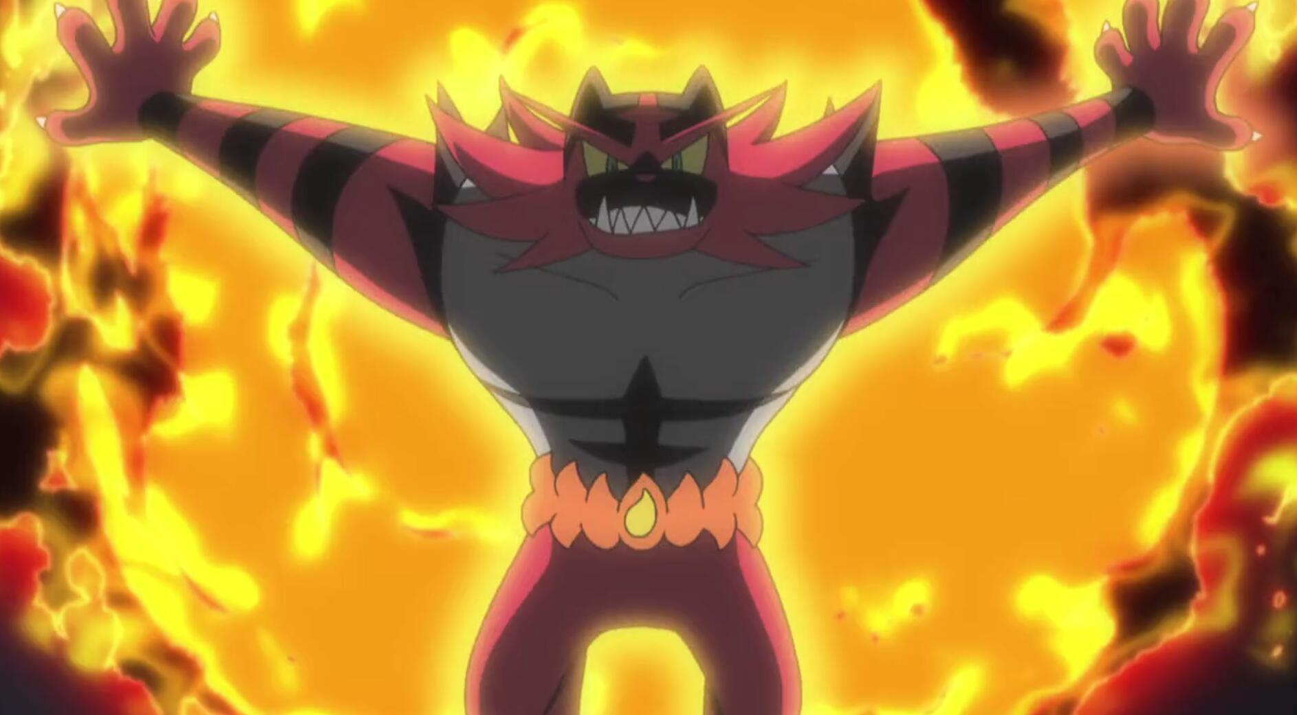 "极恶飞跃粉碎击"是炽焰咆哮虎的专属恶系z招式,是dd金勾臂的增强版.