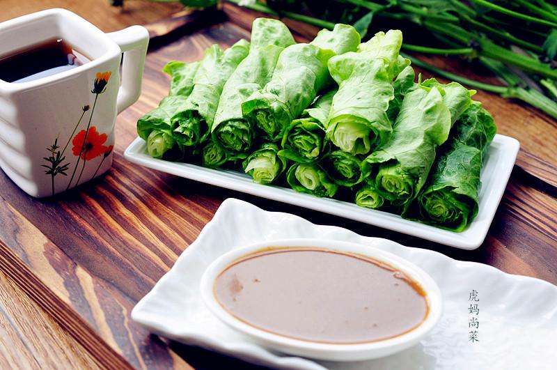 用乾隆喜欢的酱汁,蘸生菜吃到饱,减肥不用愁了