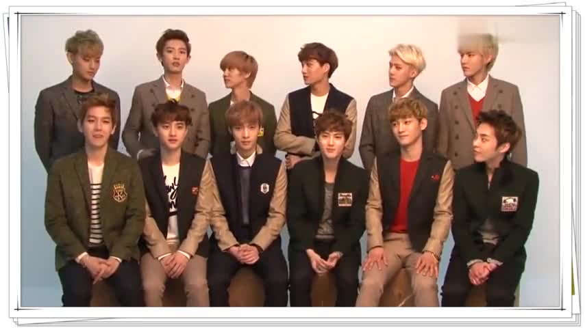 exo十二人同框 鹿晗和张艺兴站位非常突出
