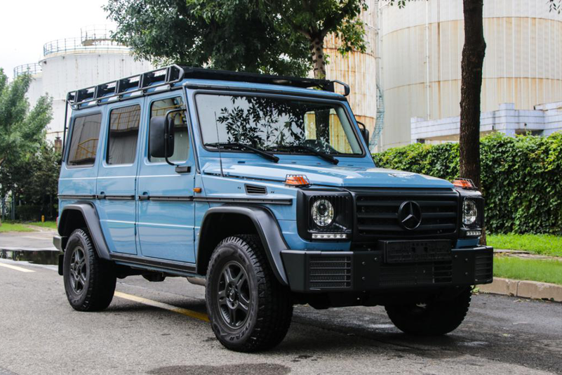 professional车型非常特别,通过pp1专业越野包的加入,奔驰g350d专业版
