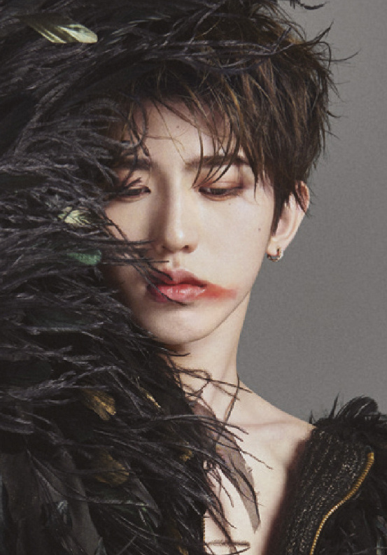 蔡徐坤费加罗七月刊双封面明暗交错自由双生