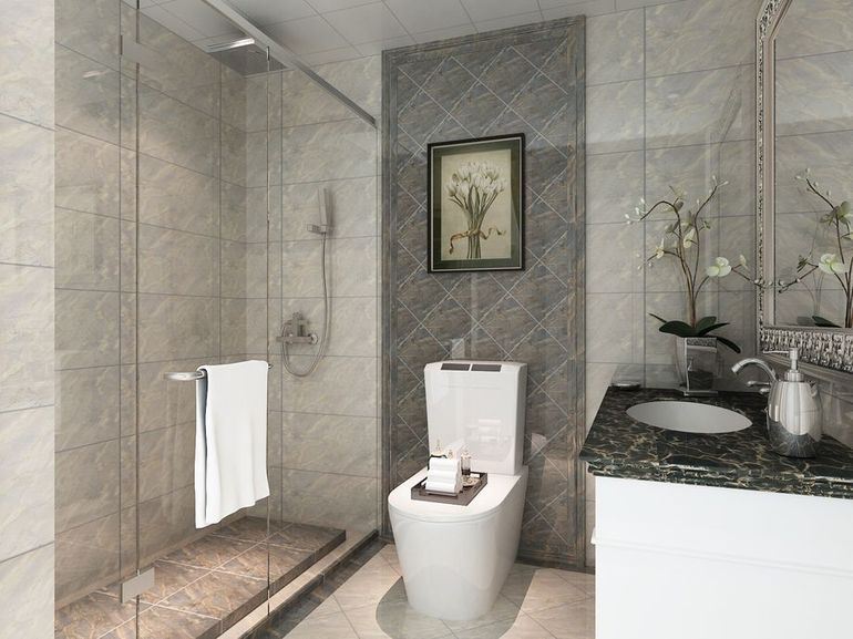 头次见把卫生间装进衣柜里,美观还不占空间,做法太聪明了