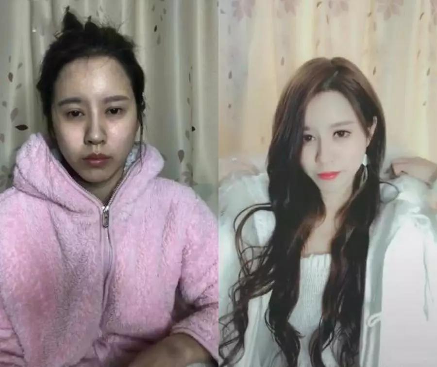 丑女化妆逆袭追男神,网友:最后一个怕是用了10瓶bb霜,我要去洗眼