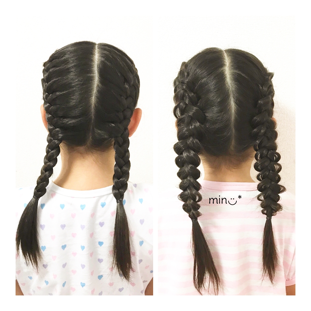 20款简约漂亮的儿童编发这个假日为你的孩子收藏