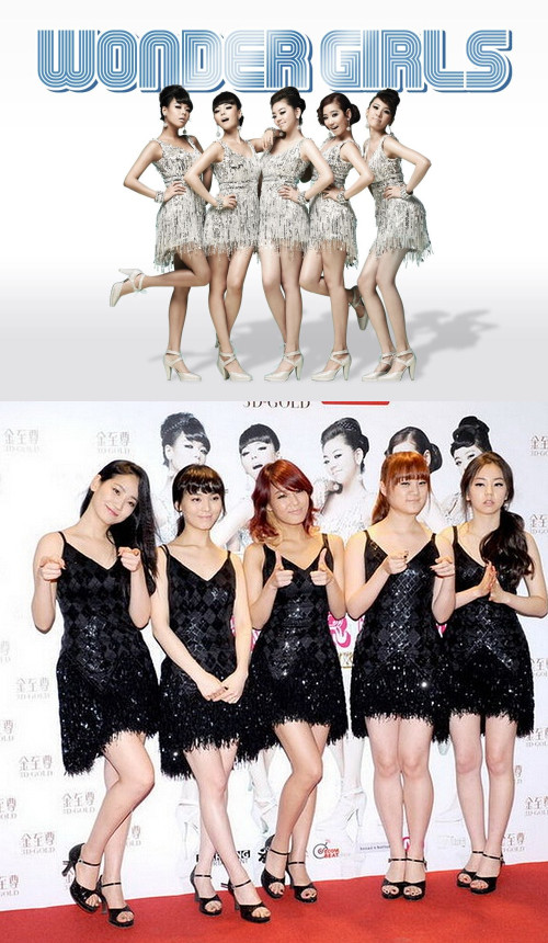 2007年出道的wondergirls,曾经是少女时代最大的对手,一首《nobody》