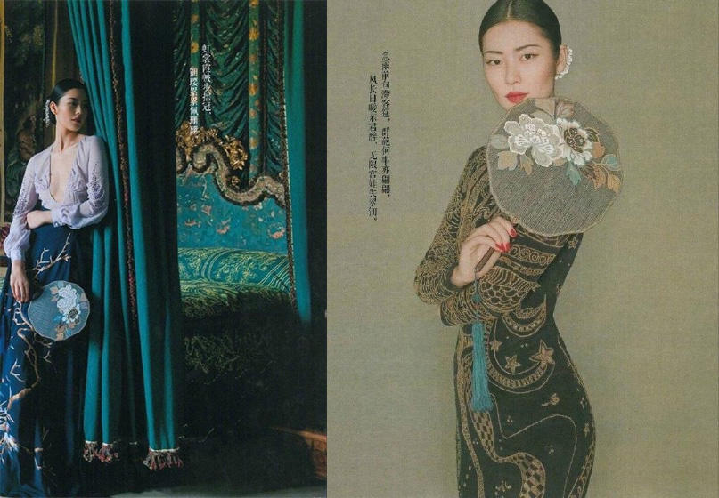 刘雯和奚梦瑶的新大片分别曝光,一个魔性认不出,一个变成傻白甜