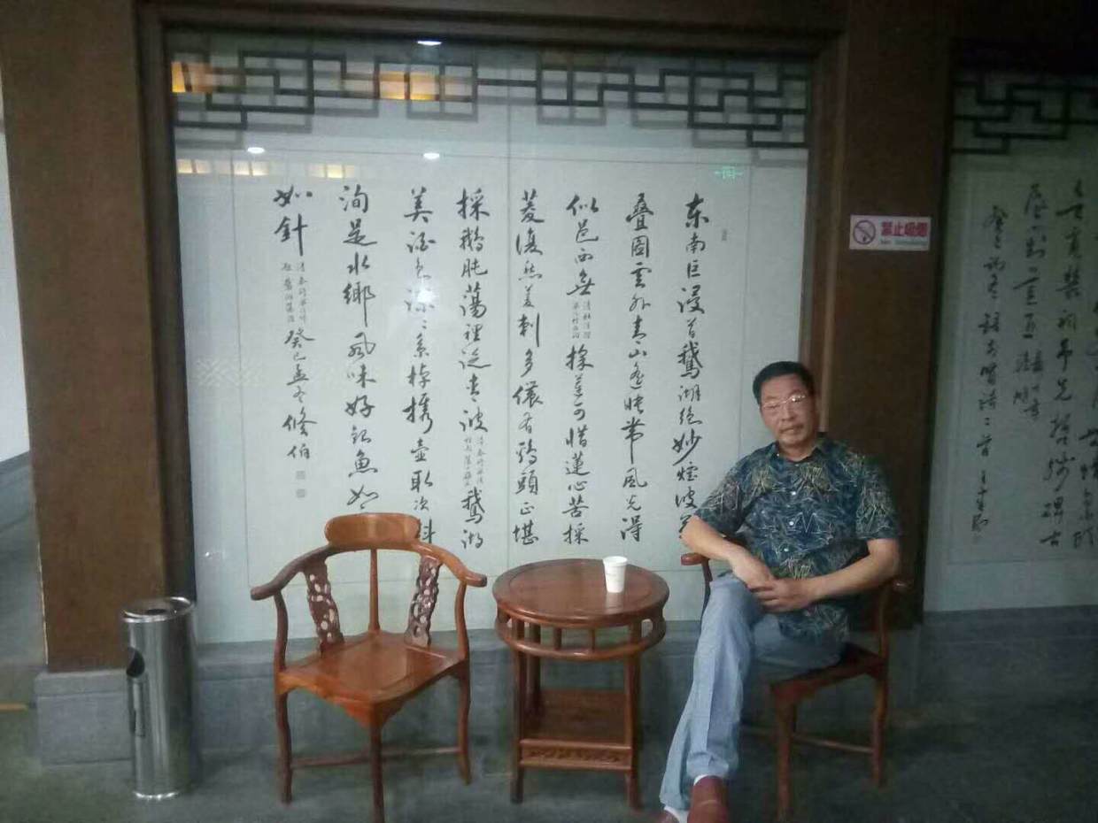 当代军旅书法家刘桂林真正的艺术需要用生命铸造