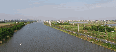 八塘江是庵东镇美丽乡村建设的又一个缩影.