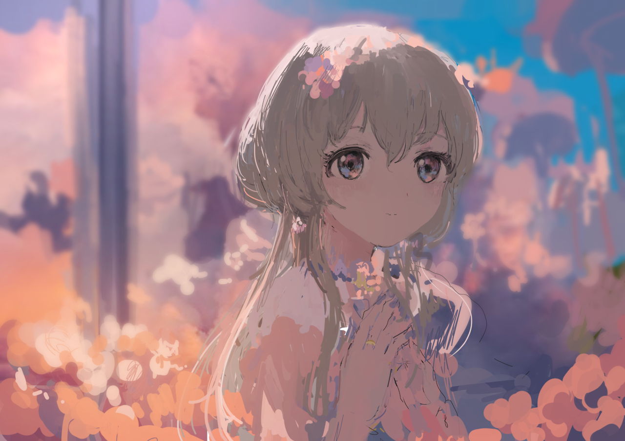 用油画的感觉去画动漫角色这算是文艺复兴吗太美了twi