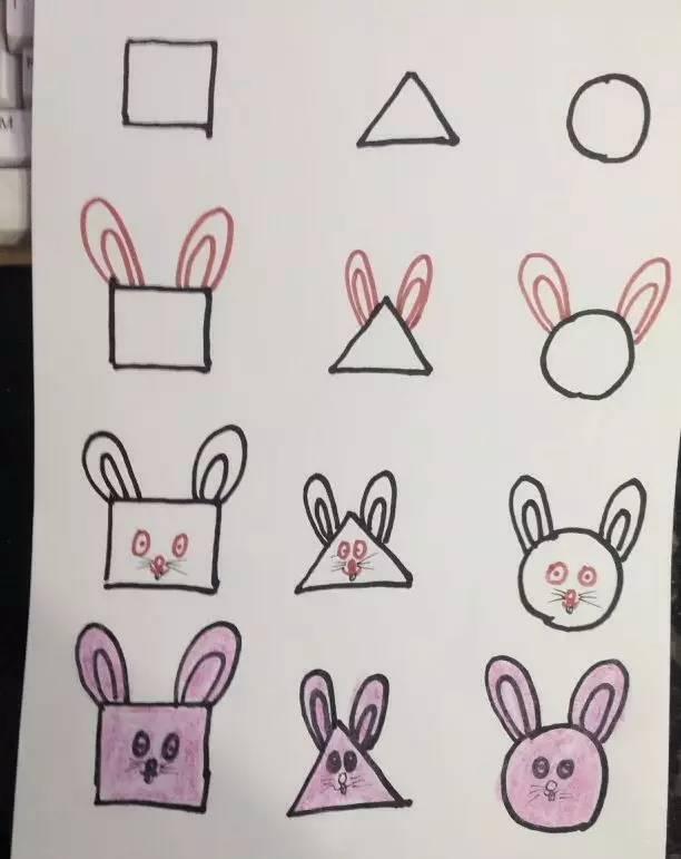 益智简笔画帮孩子把小动物们搬回家