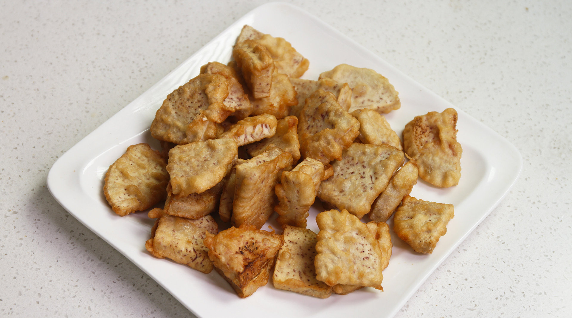 潮汕特色小吃炸芋头,一分钟学会做,做法就是这么简单