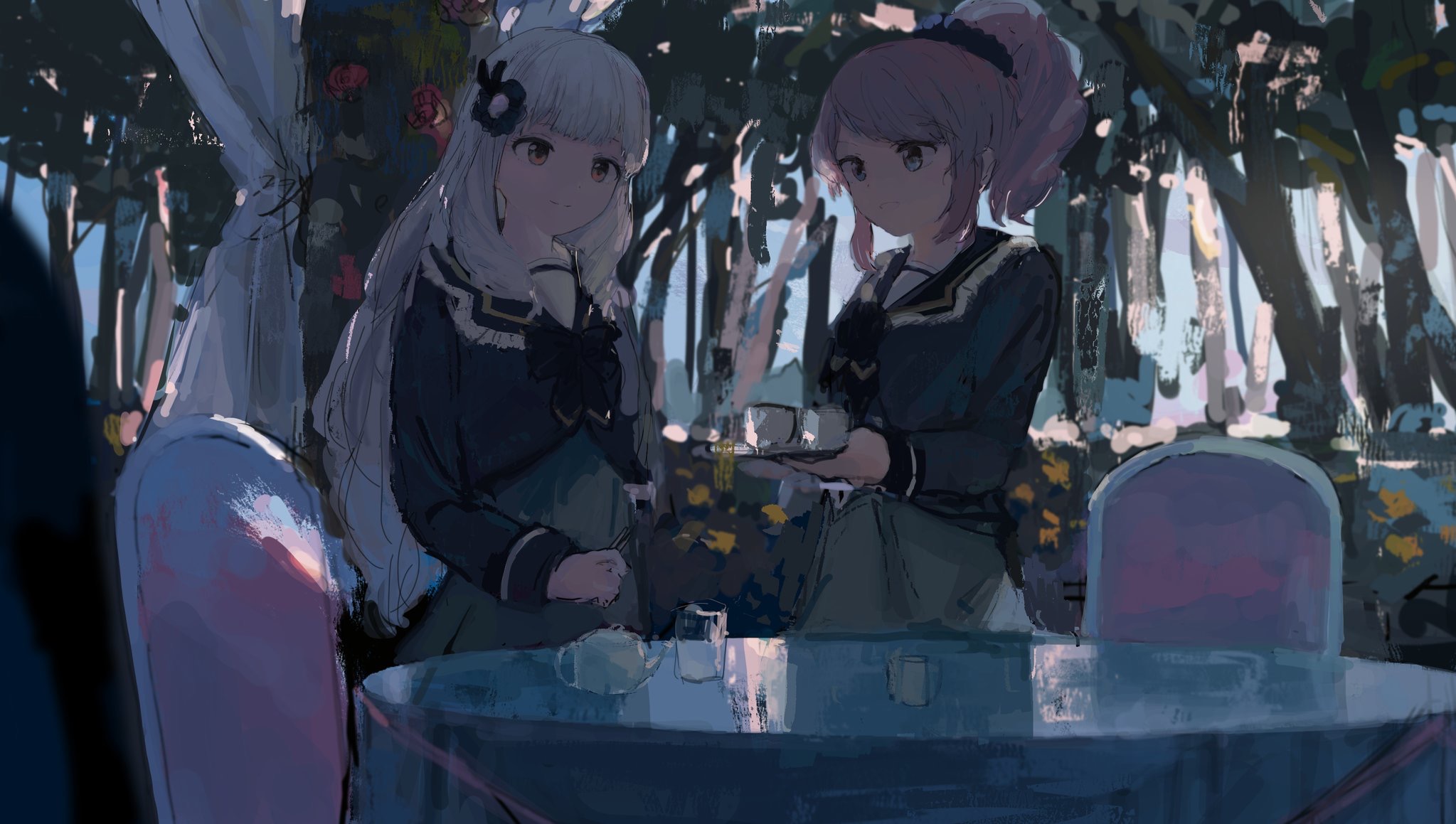 用油画的感觉去画动漫角色这算是文艺复兴吗太美了twi