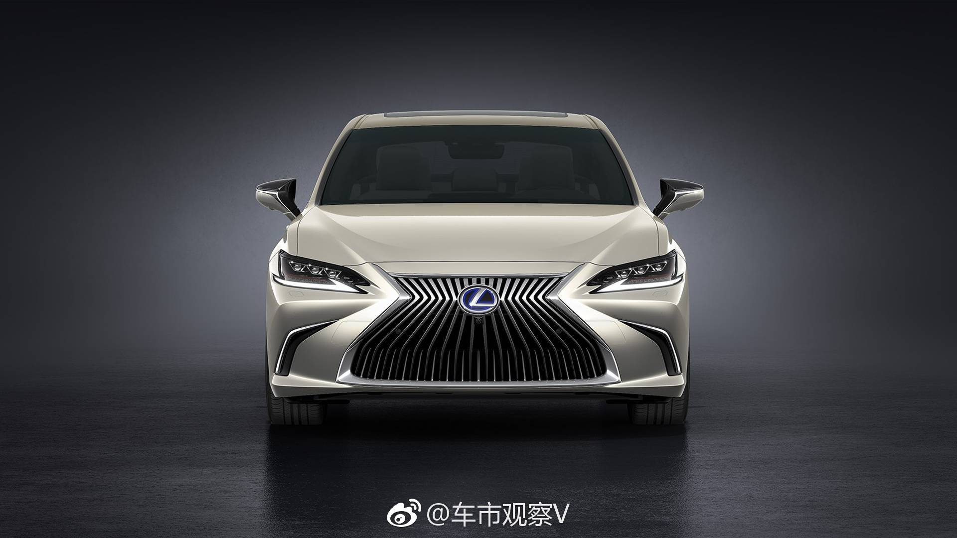 锥子脸,柳叶弯眉,2019 lexus es