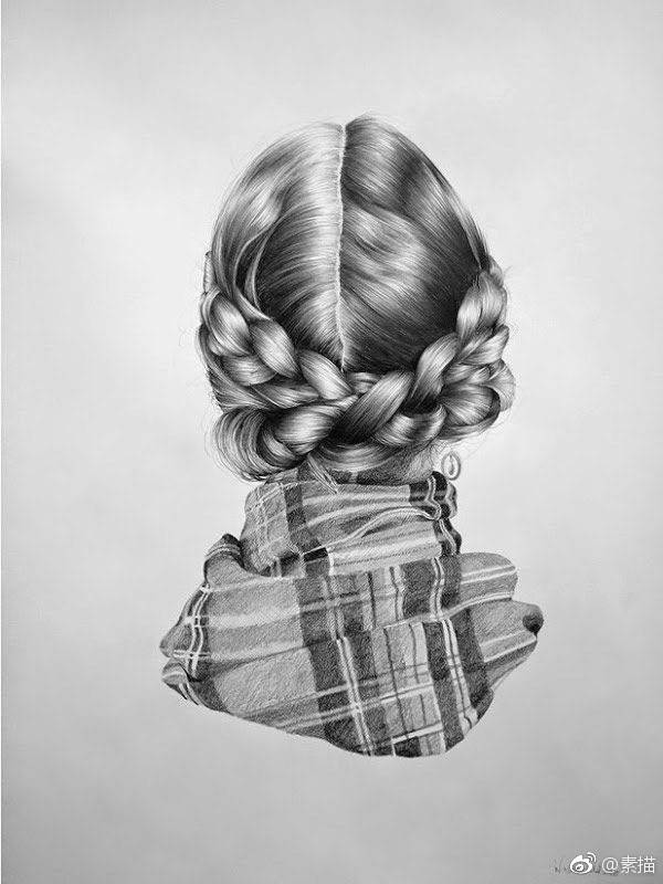 肖像的背后:各种发型素描画欣赏 英国伦敦插画师 nettie wakefield