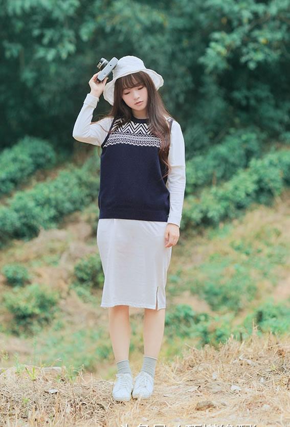 个子矮的妹子像这样的搭配,1米58也能搭出165的身高