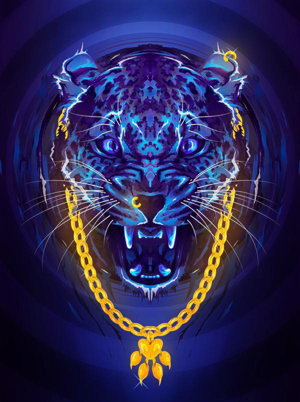 充满视觉冲击力震撼人心的插画