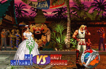 拳皇中的情侣格斗家开场戏还没开打就喂狗粮