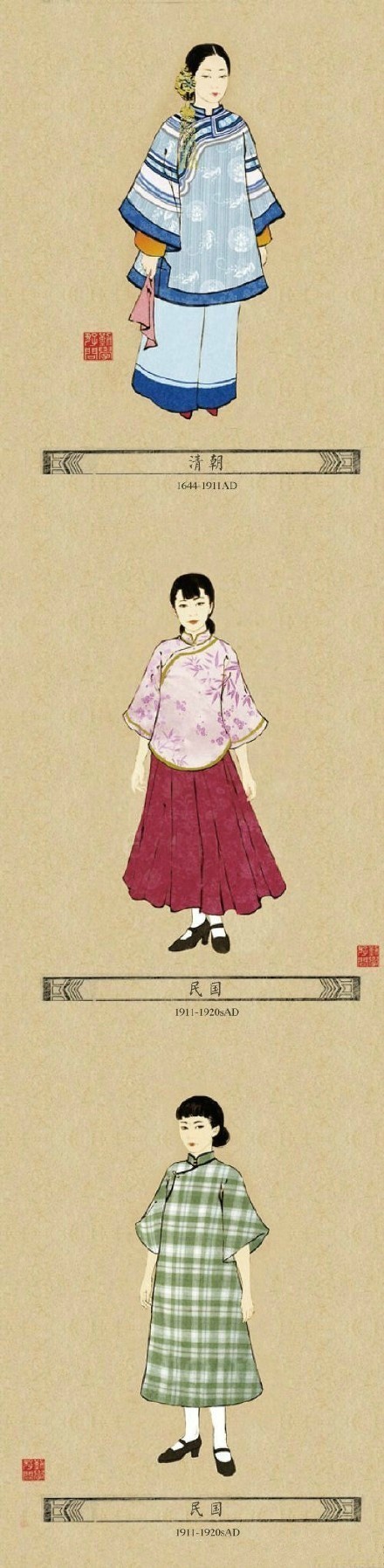 中国从古至今时尚服饰演变,心动 元朝 服饰|服饰|演变|时尚|中国_新浪新闻