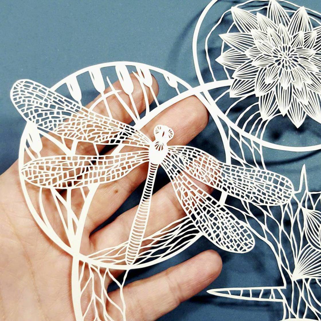 英国纸艺家 Pippa Dyrlaga 刻纸作品 | 🌿_新浪新闻