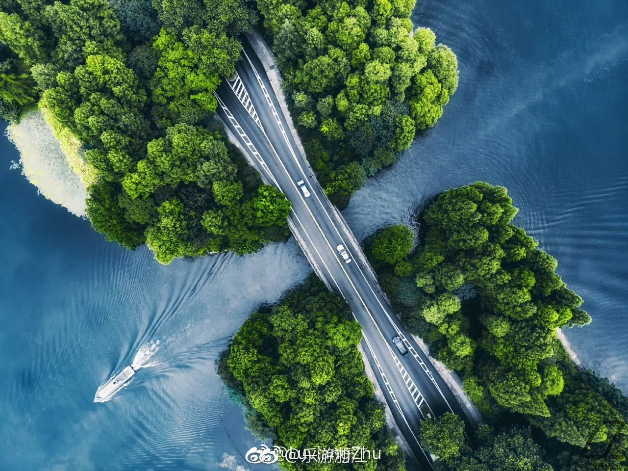 航拍镜头里的杭城真的美爆了摄影