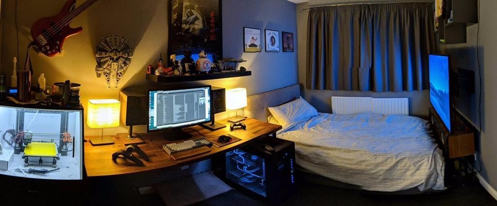 游戏宅男们的梦想小屋超酷的肥宅快乐屋