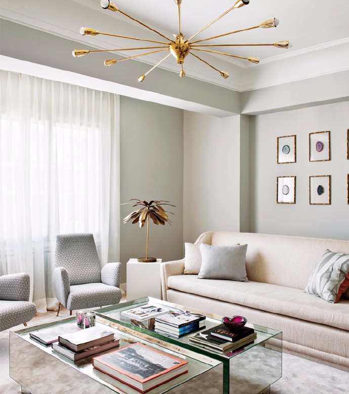 西班牙公寓,浅色系墙面贯穿整个空间,如唯美,优雅的少女