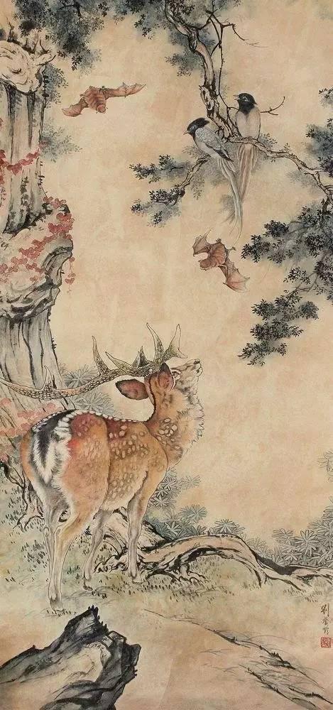 一代宗师刘奎龄工笔画欣赏,百幅高清!