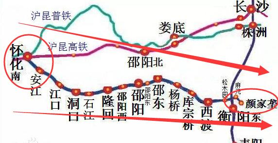 不失为一个旅游地的好选择,这边湖南正在修建一条铁路——怀邵衡铁路